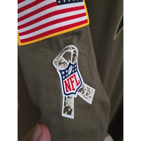 Los Angeles Charges Salute To Service Nike Shirt Mens Medium Green NFL Onfieldap - Picture 7 of 16